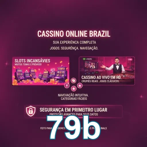 Ilustração de Acesse o cassino online 79b com login rápido e seguro